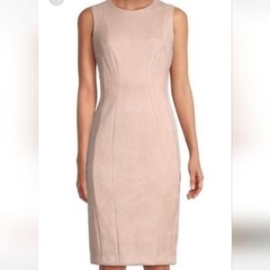 LIKE NEW! Calvin Klein Elegant Velvet Pink Dress. Size 4